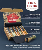 TIMBER TASTE® Gourmet Spice Set - 5 exotic spices and seasonings sets from around the world | gifts for men | gifts for dads | fathers day gift | gift for dad | spice blends | best seasoning set