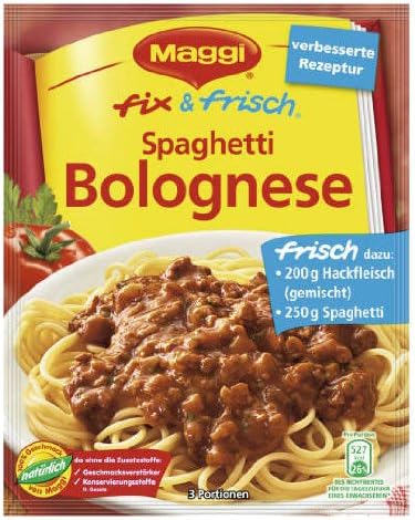 MAGGI fix & fresh spaghetti bolognese (Spaghetti Bolognese) (Pack of 4)
