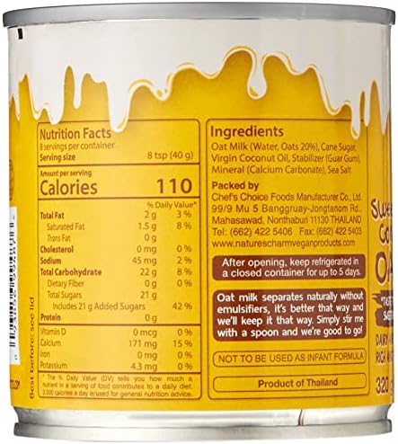 Natures Charm Milk Oat Condensed 11.25 FO