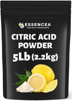 Essencea Citric Acid 5LB Pure Bulk Ingredients | Non-GMO | 100% Pure Citric Acid Powder [Packaging May Vary]