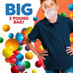 American Gumball Company Refill Gumballs 2 Pound Bag - .59 inch Small Gumballs for 1/2" Gumball Machine, Assorted Flavors