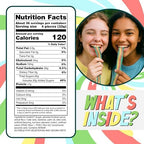 Sour Power Quattro Rainbow Candy Belts, 2.5 lb Bulk Tub Resealable, Vegan Four Flavor Sour Belt Strips Since 1985, Soft Chewy Sweet Tart, Non-GMO Gelatin Free, Bubble Wrapped & Boxed for Shipping