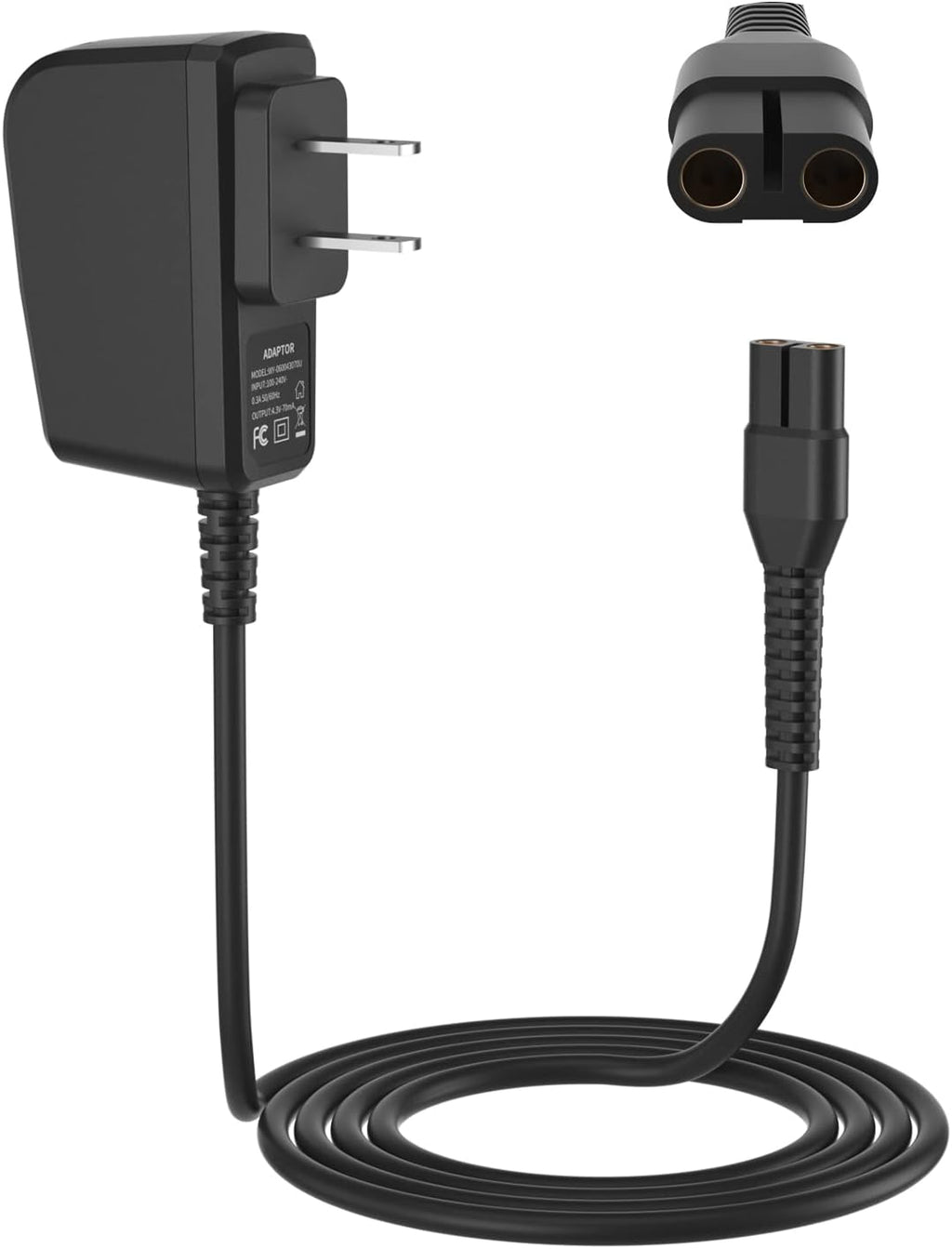 4.3V Power Charger Fit for Philips Norelco OneBlade A003900 QP2520 QP2520/90, QP2520/72, QP2520/70 QP2521 QP2522 QP2515 MG5700 MG3720 Electric Shaver