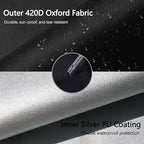 Sqodok Massage Chair Cover, Dustproof and Waterproof 420D Oxford Cloth Full Body Zero Gravity Chair Cover for Massage Chair Recliner Furniture Cover, Pet Scratch Cover