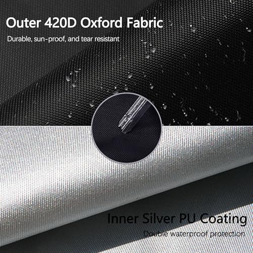 Sqodok Massage Chair Cover, Dustproof and Waterproof 420D Oxford Cloth Full Body Zero Gravity Chair Cover for Massage Chair Recliner Furniture Cover, Pet Scratch Cover