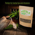 Organic Nettle Leaf Tea (Urtica Dioica) – Cut & Sifted Dried Leaves – Premium Herbal Tea – Resealable Pouch