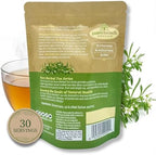 Palm Beach Herbs Cleavers Tea - Cleavers Herb for Lymphatic, Urinary and Wellness Support - Caffeine Free - Sugar Free - 30 Tea Bags