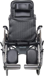 NOLLAM Wheelchair Portable Wheelchair Manual Folding Elderly Wheelchairs for Disabled Wheelchairs Elderly Lightweight Without Brakes Transport wheelchairs for Adults