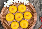 HIMALYA FRESH Kesar Peda 12 oz - Premium Authentic, Luxurious Sweet Made With Pure Grass fed water Buffalo Milk and Kashmir Saffron - No Fillers Or Preservatives (1 Boxes)