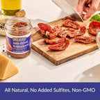 DeLallo Sundried Tomatoes in Oil, Marinated in Seasoning and Fresh Italian Extra Virgin Olive Oil, Grown and Harvested in Italy, No Added Sulfites, Non-GMO, 6.7 oz Jar, (6 Pack)