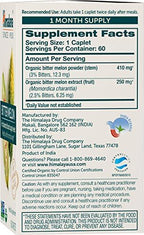 Himalaya Organic Bitter Melon - Herbal Glucose Metabolism Support - USDA Organic, Non-GMO, Vegan, Gluten Free, Additive Free, 660 mg, 60 Caplets