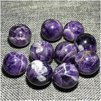 Health & Household Natural Dreamy Amethyst Sphere Quartz Crystal Ball Reiki Healing (Size : 5pcs (20-25mm))