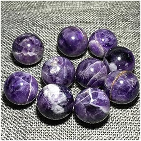 Health & Household Natural Dreamy Amethyst Sphere Quartz Crystal Ball Reiki Healing (Size : 5pcs (20-25mm))