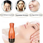 Hot Stone Electric Massager, Heating Massager Gua Sha with 5-Speed Temperature Control for Facial Massage Beauty Health Skin Care Face Lift
