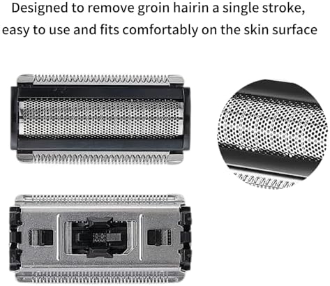 2 Pack Replacement Foil Blade Compatible with MANSCAPED The Lawn Mower Electric 5.0 Ultra Hair Trimmer,Replacement Clipper Blades Groin Hair Foil Shaver Head for Close Body Hair Grooming
