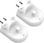2-Pack Charger for Oral-B Electric Toothbrush, Compatible with Oral-B io4/io5/io6, Genius 8000/9000, Pro 1000/2000/3000/5000, 3709/3728/3756 | Direct Plug-in Waterproof Outlet Charger