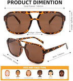 2 Pack Full Aviator Reader Sunglasses for Men Women Chic Oversize Womens Mens Sun Reading Glasses Outdoor NON BIFOCAL