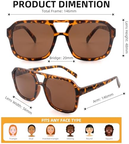 2 Pack Full Aviator Reader Sunglasses for Men Women Chic Oversize Womens Mens Sun Reading Glasses Outdoor NON BIFOCAL