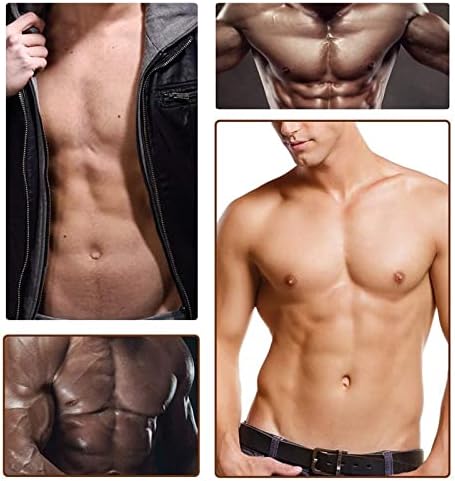 Silicone Muscle Suit with Zipper Realistic Silicone Bodysuit Realistic Male Chest Muscle Simulation Skin,Caucasian