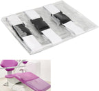 Dental Chair Foot Seat Cover Elastic Waterproof Protective Cover Chair Cushion Foot Pads with Elastic Bands,18.8"W x 17.1"L Washable & Reusable for Clinic，Hair, etc
