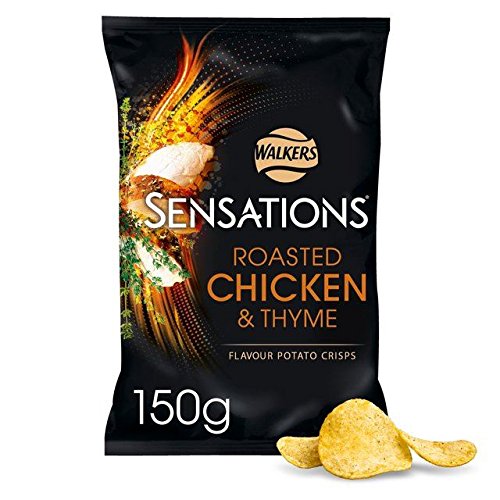 Sensations Roasted Chicken & Thyme Crisps 150g