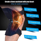 Power Knee Joint Support Knee Brace, Knee Booster,1 Pair Joint Support Stabilizer Pads for Men Women Knee Spring Brace, for Joint Pain Relief, Runners Knees