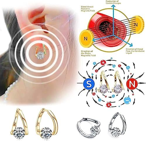 Halolux Lymphvity Germanium Earrings, 2 Pairs Lymphvity Germanium Earrings for Women(2 Colors)