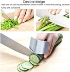 Stainless Steel Finger Guards for Cutting, Hand Protector Finger Protector Avoid Injury When Cutting Vegetables, Meat, Slicing and Dicing Safe Chopping Tools.