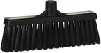 Vikan 31669 Broom,Straight Neck,Medium,12",PP/PBT,Black
