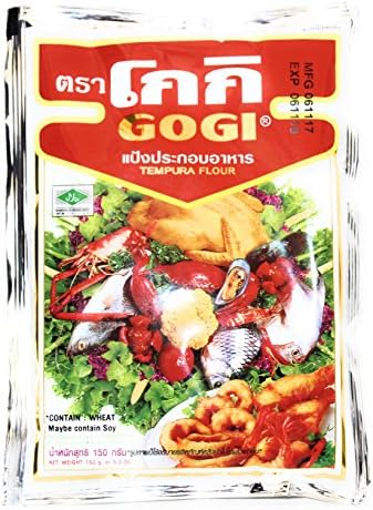 Gogi Tempura Batter | 3 pack | Traditional Fried Thai Self Rising Flour | 5.3 Oz | 150 g