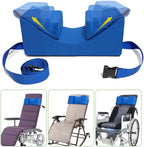 AOSSA Wheelchair Headrest Neck Stabilizer Head Support Pillow for Recliner High Back Wheelchair Head Positioning Wedge Neck Support Positioner Keep Head Straight Medical Foam Wedge