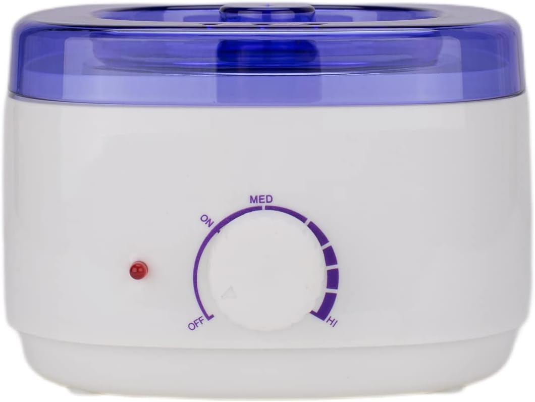 Professional Electric Wax Warmer and Heater for Soft, Paraffin Warm Crème and Strip Wax | Wax Melter for Hair Removal with Adjustable Temperature for Salon Quality Results