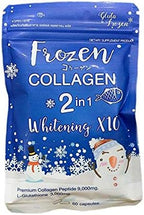 Frozen Collagen 2 in 1 Premium Collagen Peptide & Glutathione, 60 Capsules