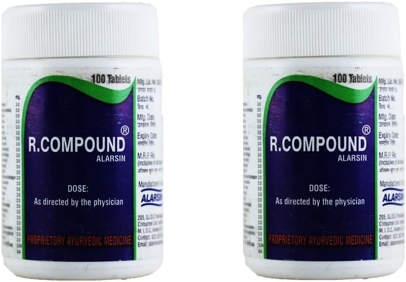 (Pack of 2) Alar-sin R.Compound (100 Tablets Each) - by pharmacylife