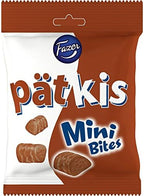 Fazer Pätkis Mini Bites - Original - Finnish - Milk Chocolate Candies covered Mint Truffle - Bag 140g