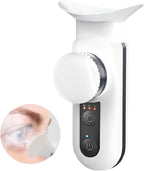 Heated USB Nano Eye Moisturizer & Soother - Portable Drops Steamer for Dry Eye, Rechargeable Electric Mist Sprayer With Warm Compress for Stye Relief, Home & Travel, Off White