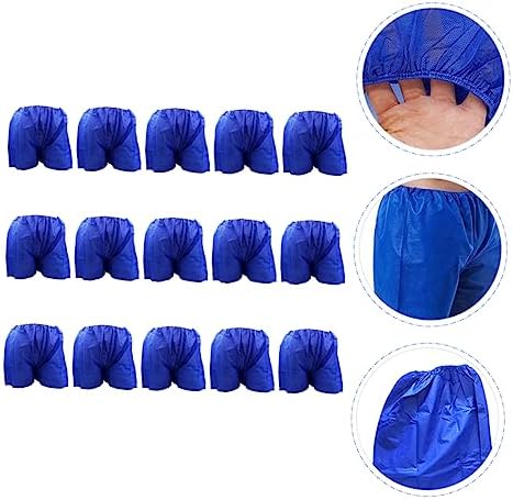 15pcs Blue Disposable Sauna Underwear for Men Non-Woven Sauna Briefs for Spa and Massage Activities Gentle and Breathable for Fitness and Travel
