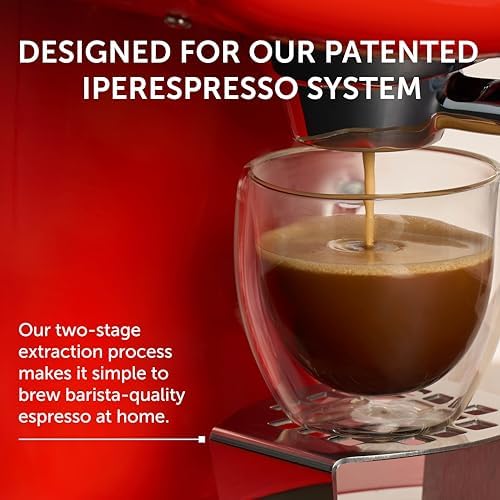 illy Coffee IperEspresso Capsules, Classico Lungo Medium Roast Coffee Pods, 100% Arabica, Premium Italian Blend, 18 Count, 6 Pack
