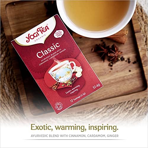 (2 Pack) - Yogi Tea - Classic Cinnamon Spice | 17 Bag | 2 PACK BUNDLE