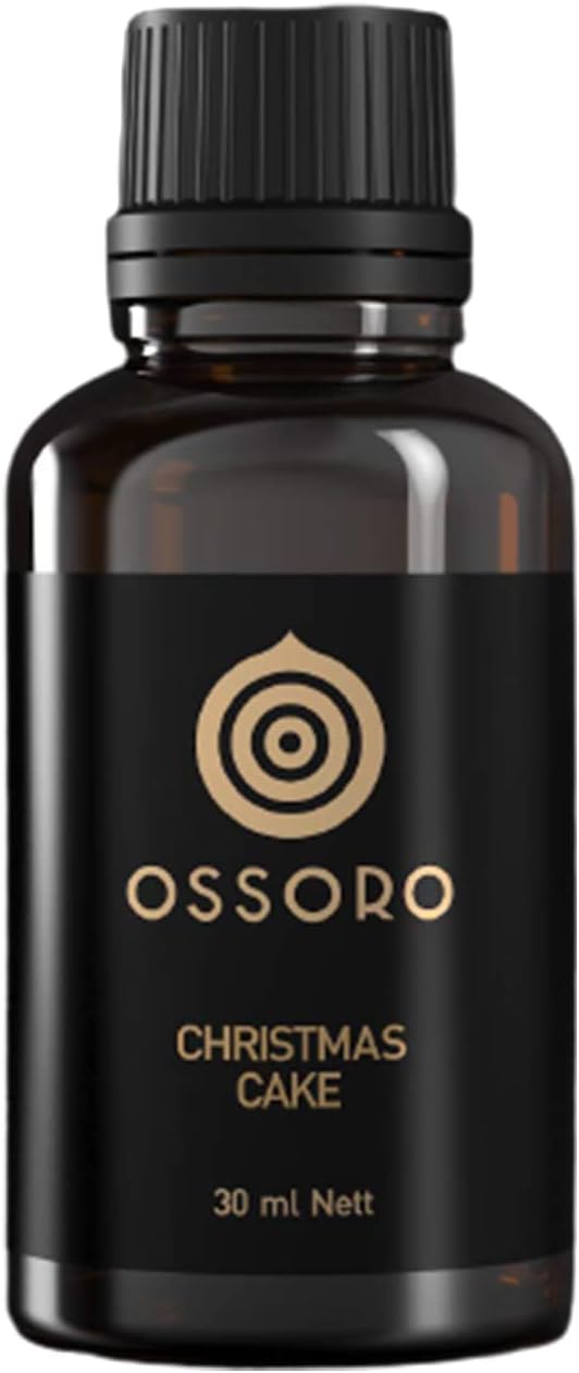 Ossoro Christmas Cake Flavour with 100% Vegetarian (1 Oz) | Food Flavoring | No Sugar Added, Non-GMO, Gluten-Free Flavors | Used to Make Cakes, Snacks, Ice creams, Candies, Baking & More