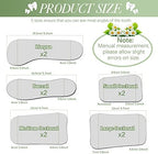 10 Pieces Dental Mouth Mirror Occlusal Reflector Intraoral Photography Mirror 2 Sided Dental Plated Glass Intraoral Photo Glass for Clinic Dentist
