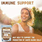 XPRS Nutra Chaga Mushroom Capsules - Premium Chaga Mushrooms Capsules- Encapsulated Chaga Mushroom Powder for an Immunity Boost - Vegan Friendly Superfood for Chaga Tea and Beverages - 180 Count