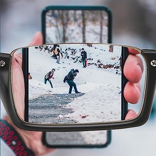 COKYIS Fashion Half Rim Reading Glasses Half Moon Presbyopic Glasses For Women Men Square Frame Computer Readers HD Readers