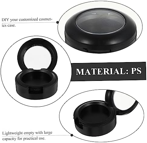 minkissy 8pcs Lightweight Travel Eyeshadow Case Empty Makeup Container for Blush and Lipstick Storage Design for Daily Use and Easy Organization