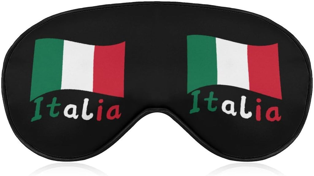 Italian Flag Sleep Eye Mask Sleeping Shade Cover Light Blocking for Travel