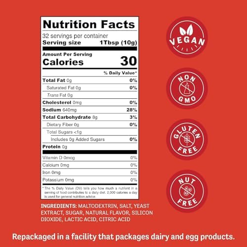 Judee’s Vegan Cheddar Flavor Powder 11.25oz - 100% Non-GMO, Vegan, Gluten-Free & Nut-Free - Great Dairy Cheese Powder Alternative - Made in USA - Use in Sauces, Seasonings, and Soups