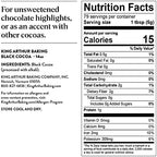 King Arthur Black Cocoa: Dutch Processed Cocoa Powder for Baking - Intense Dark Chocolate Flavor, Unsweetened, Perfect for Cakes, Cookies & Frosting - 14 oz Resealable Bag