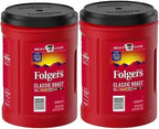 Folger Classic Roast Ground Coffee Medium Roast (43.5 oz.) - 2 Pack