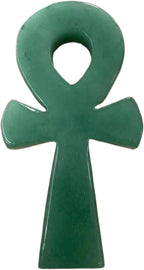 AtkitS Beautiful Natural Crystal donglin Jade Symbolic Point of The Egyptian Goddess of The Cross Healing Reiki (Size : 100mm)