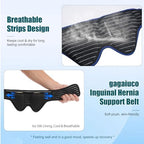 Hernia Belt for Men and Women Flexible Adjustable Inguinal Groin Hernia Belt Support Truss Pain Relief Recovery Strap with 2 Removable Compression Pads Comfortable Material (M)